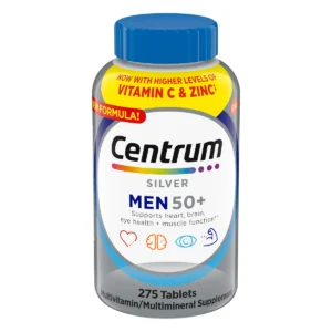 Centrum Silver Men 50+ Multivitamínico para el Apoyo Inmunitario, 275 Comprimidos